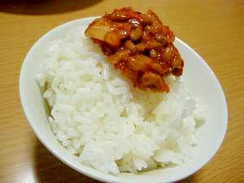 納豆＋キムチ＋あとひとつでご飯がめっちゃススみます